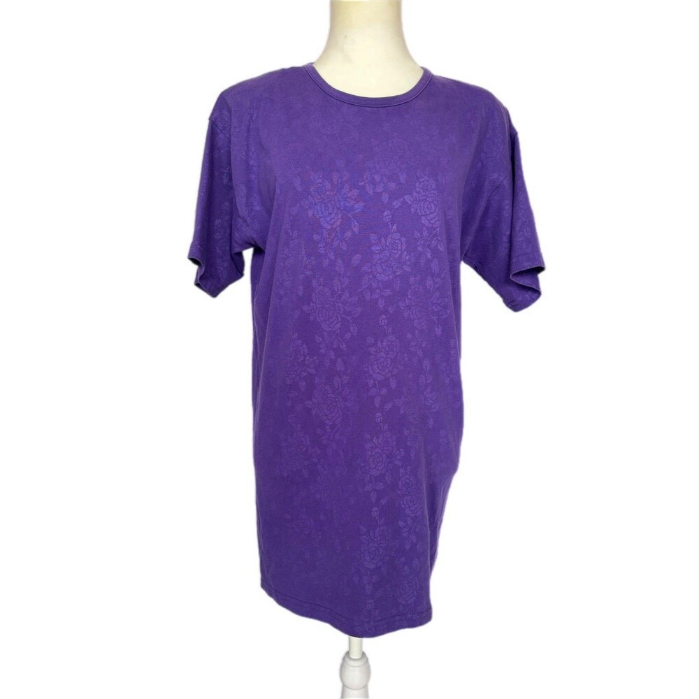 Kavio Designs purple floral patterned tunic top